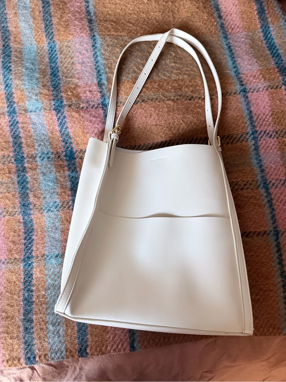 White Leather Bag